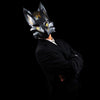 Futuristic Fox Mask - Black - PAPERCRAFT WORLD