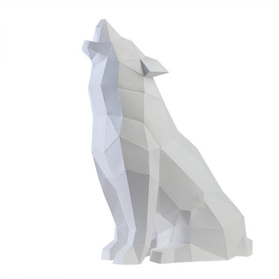 Wolf 3D Paper Model, Lamp - PAPERCRAFT WORLD